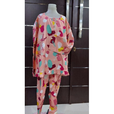 Sunly Baju Tidur Tangan Panjang & Celana Panjang Uk.22, Uk.24