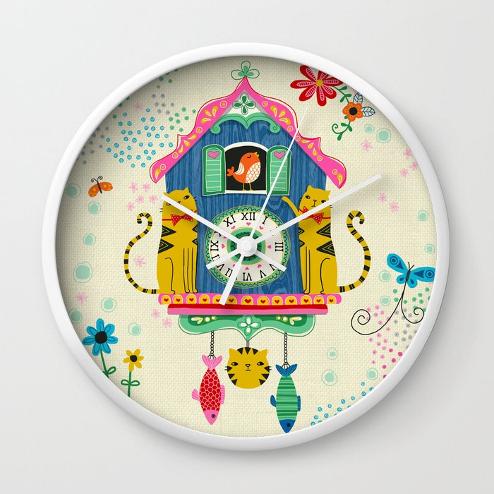 Jam Dinding Kucing Jam Cuckoo