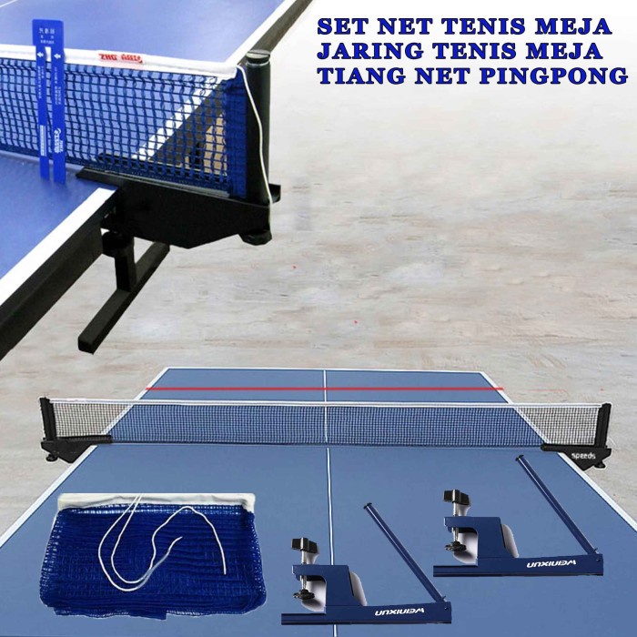 Promo Jaring Tenis Meja * Set Net Tenis Meja * Tiang Net Pingpong