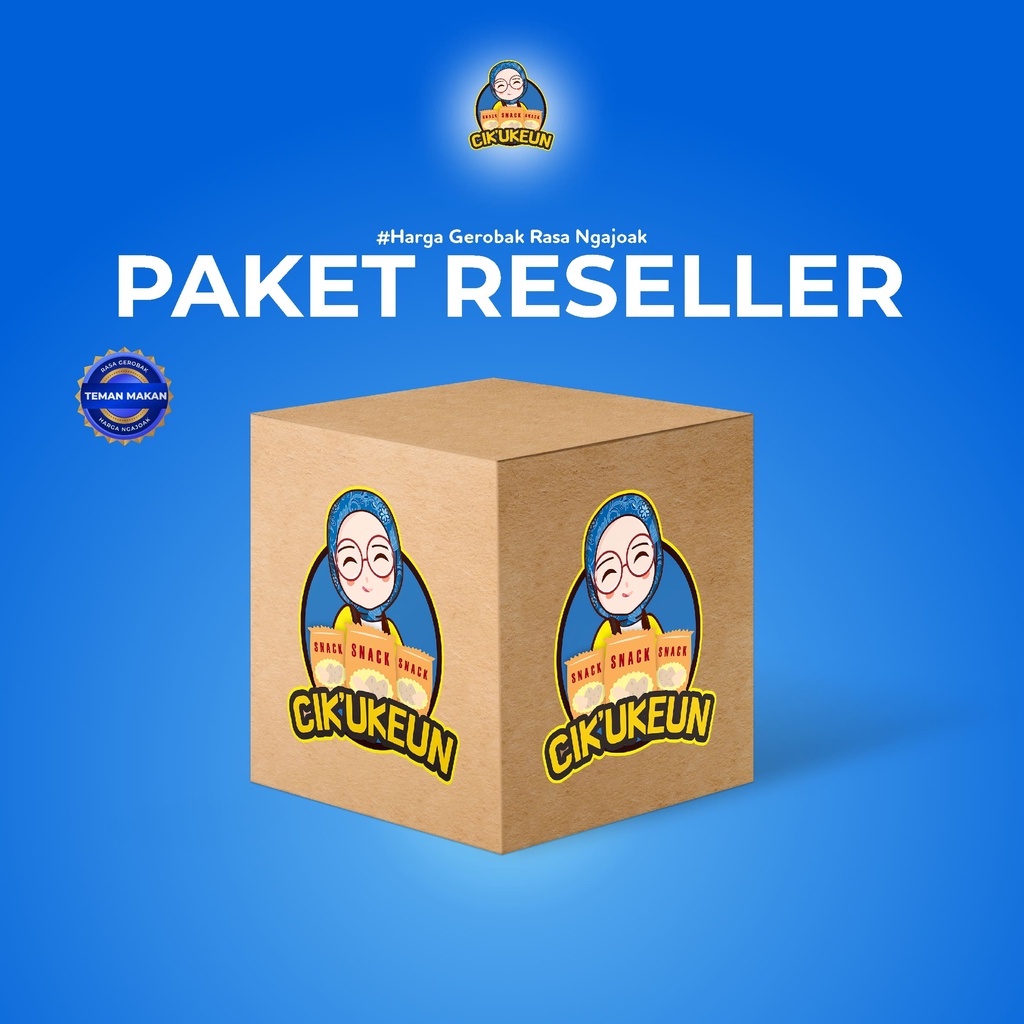

[ PAKET RESELLER CIKUKEUN ] Keripik Singkong Basreng Pisang Popcorn- Cemilan Pedas Gurih Cikruh Non