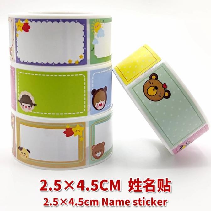 

New Name Label Sticker 250 Pcs Stiker Label Nama Murah Name Tag Sticker Limited Edition