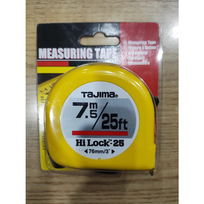 Asli Meteran Tajima 7.5 Meter Ori