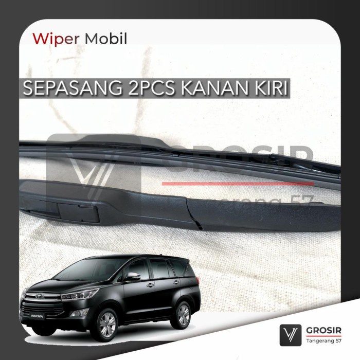 Ready Stok Wiper Innova Reborn Hybrid Eco / Wiper Innova Reborn Hybrid 2 Pcs Kode 252