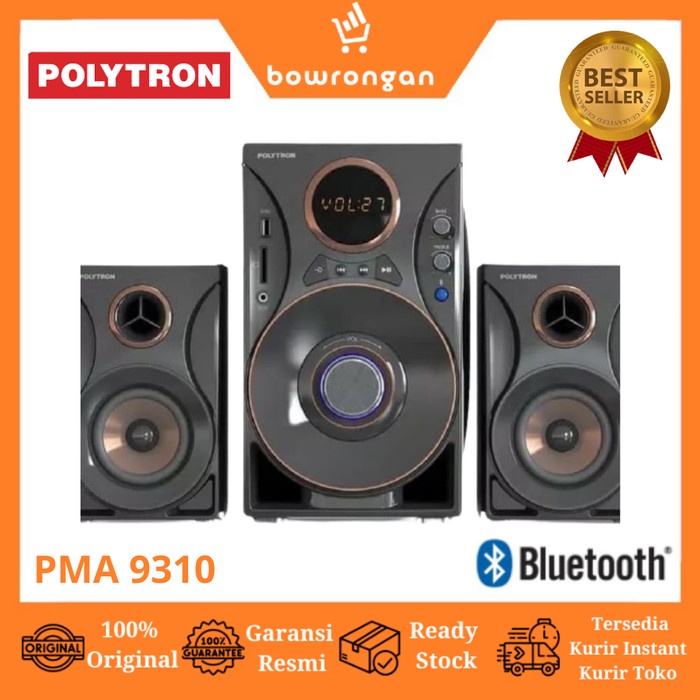 Polytron Speaker Aktif Pma 9310 Bluetooth Portable Wireless Aux Usb