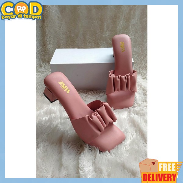 Hi Hils Sandal Heels Sandal Kekkinian Hills High Heels Wanita Dwasa Heels Pesta Kondangan Geels Sese