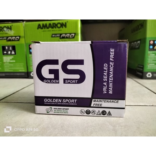 Aki motor Honda Beat GTZ5S GS Aki Kering