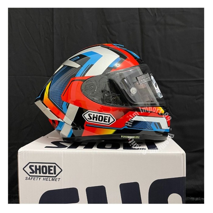 [New Ori] Shoei X14 Motegi Brink Tc 1 Full Face 1:1 Kualitas Premium Diskon