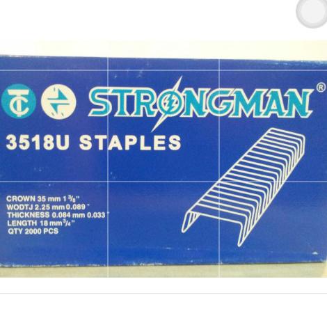 

Isi Staples carton 3518U Strongman-dus/kardus/karton 18mm