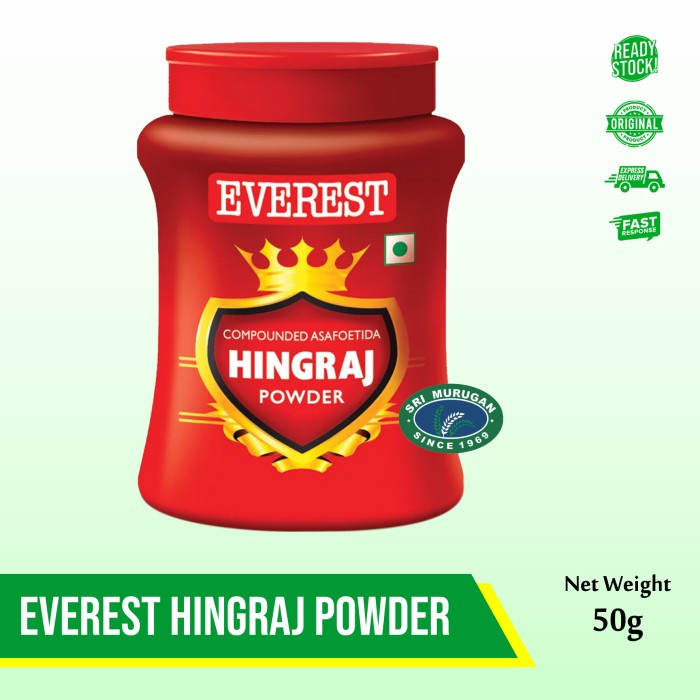 

] EVEREST HINGRAJ POWDER 50 GM