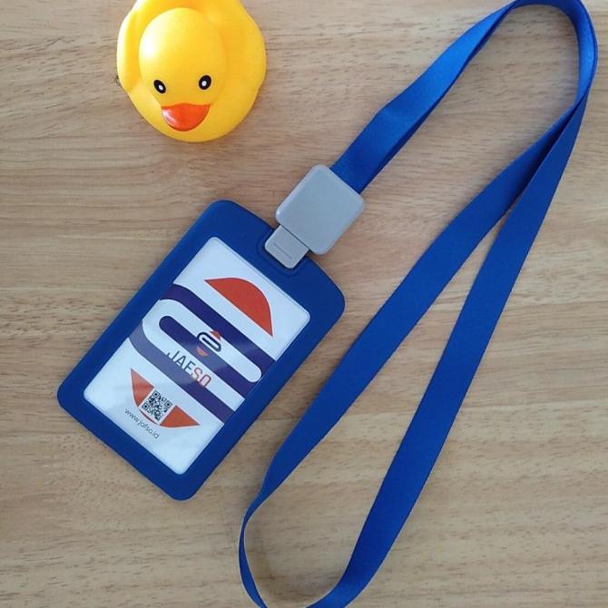 

AKASHMARKET !!! Name Tag Id Card Holder Acrylic Silicone Tali Yoyo Lanyard Tarik NEW - TERLARIS !