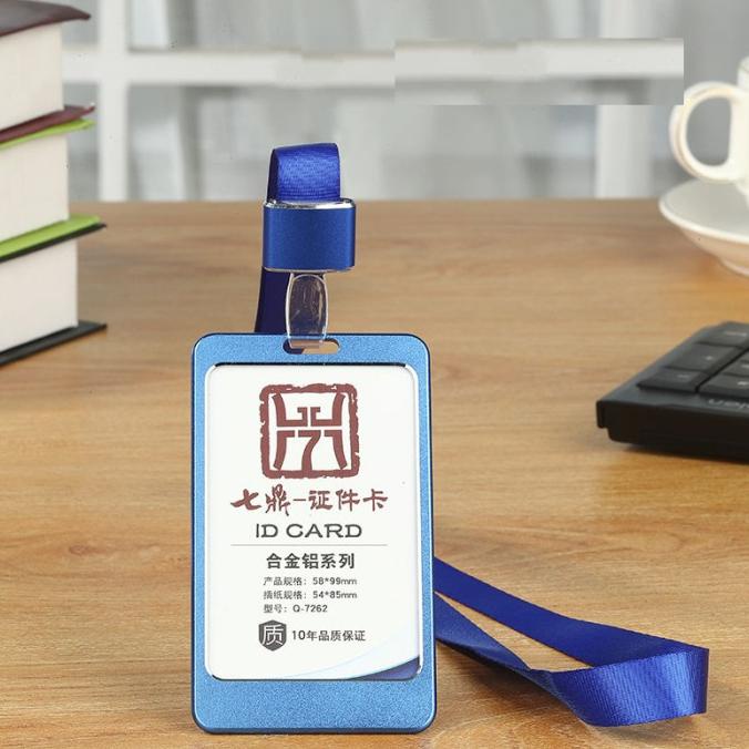 

AKASHMARKET !!! NAME TAG Metal ID CARD HOLDER ID CARD Almunium Kalung Nama Dada - TERLARIS !