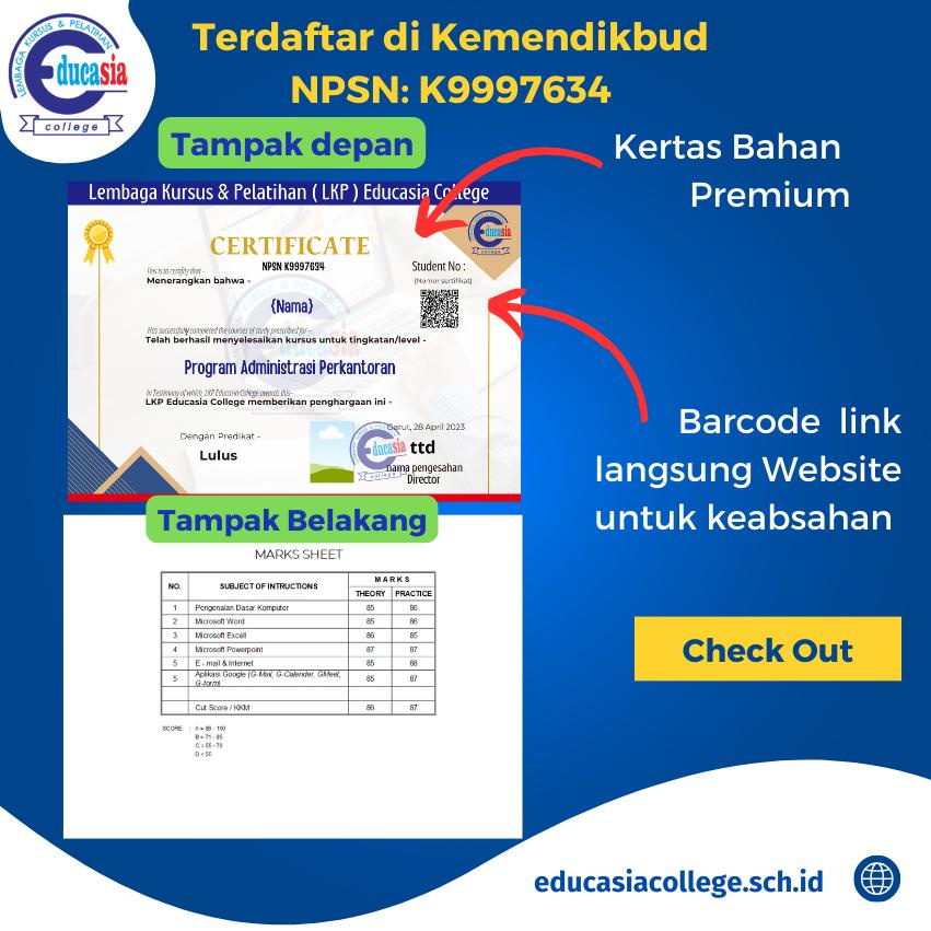

Sale Kelas Video Streaming 1 Tahun Bersertifikat Resmi Promo Murah