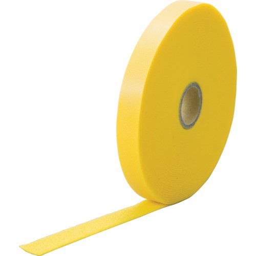 

TRUSCO magic cable roll tie width 20mm x length 10m yellow TRMGTP-20Y