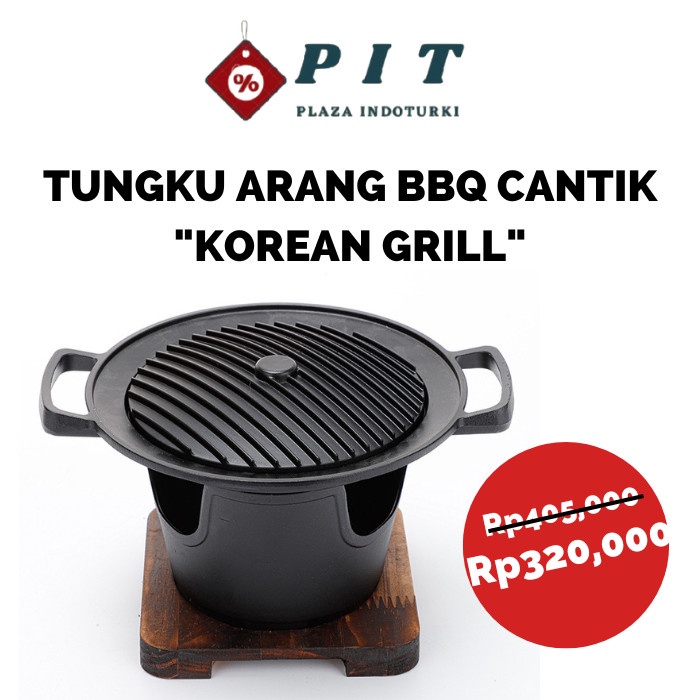 [Ori] Tungku Arang Bbq Cantik Korean Grill Terbatas