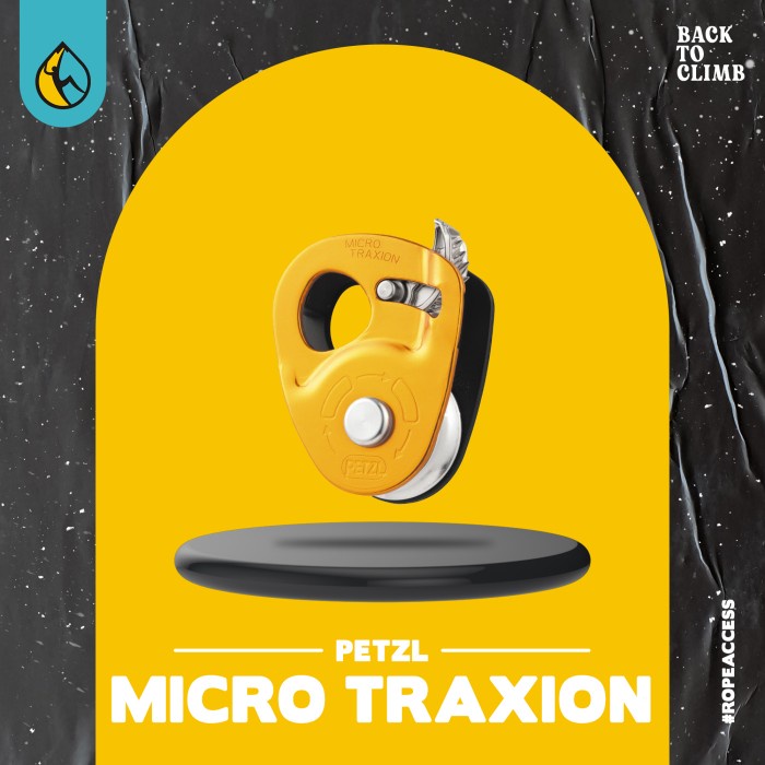 {Shop} Petzl Micro Traxion Safety Climbing Work Limited