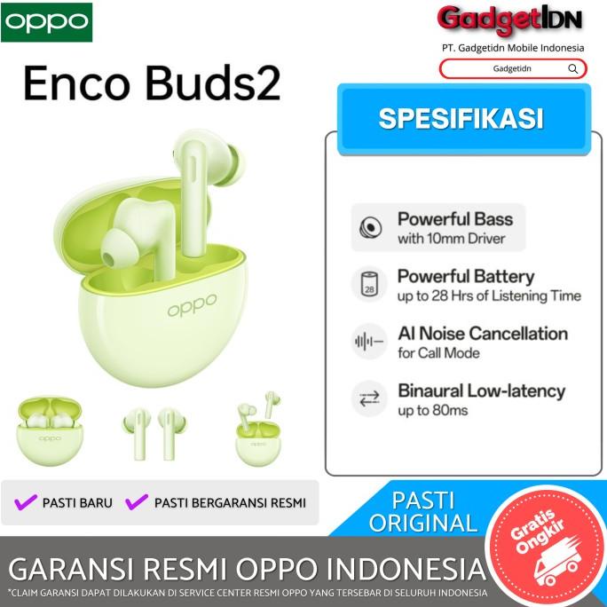 Oppo Enco Buds 2 Tws Oppo Enco Buds2 Enco 2 Garansi Resmi Indonesia Kualitas Premium