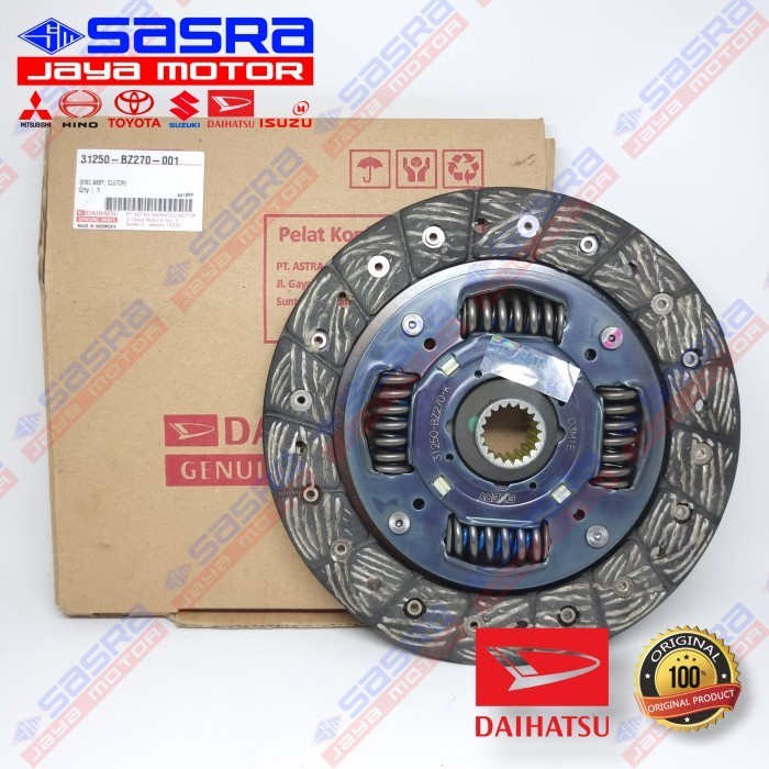 Clutch Disc ORI CALYA|SIGRA|AGYA|AYLA Daihatsu Genuine Parts DHS.31250-BZ270-001 Kampas Kopling DHS.