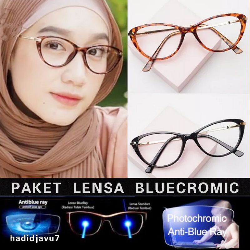 KACAMATA WANITA CAT EYE 9011