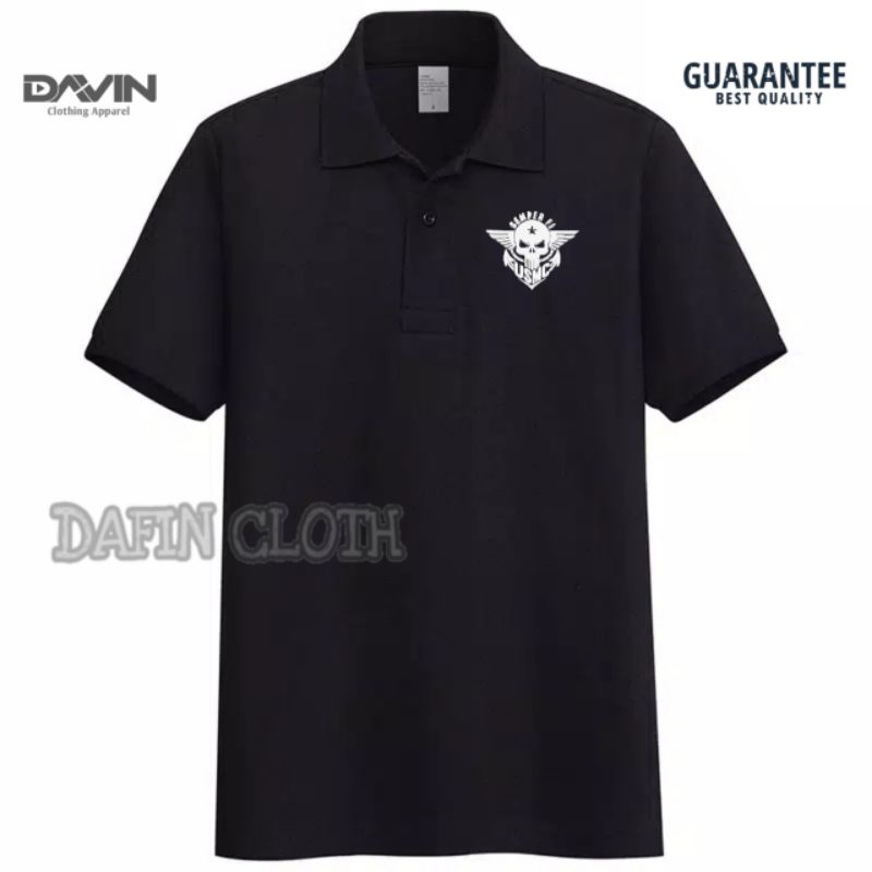 Kaos Kerah Pria Polo shirt USMC Semper FI