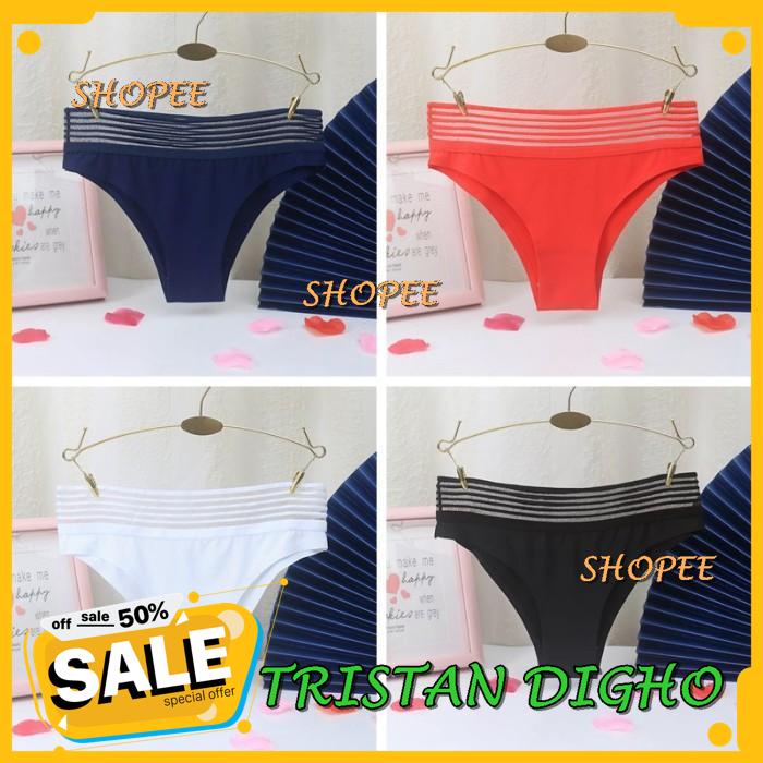 CELANA DALAM WANITA SEAMLESS SEXY PINGGANG TRANSPARAN G STRING C / CELANA DALAM WANITA SEAMLESS SEXY
