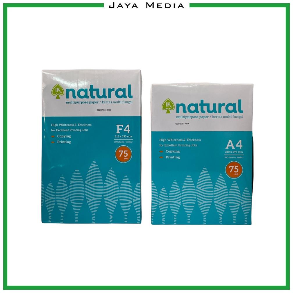 

Terjangkau Natural Kertas HVS Fotocopy Cetak 75gr 70 gr A4 F4 Folio ..