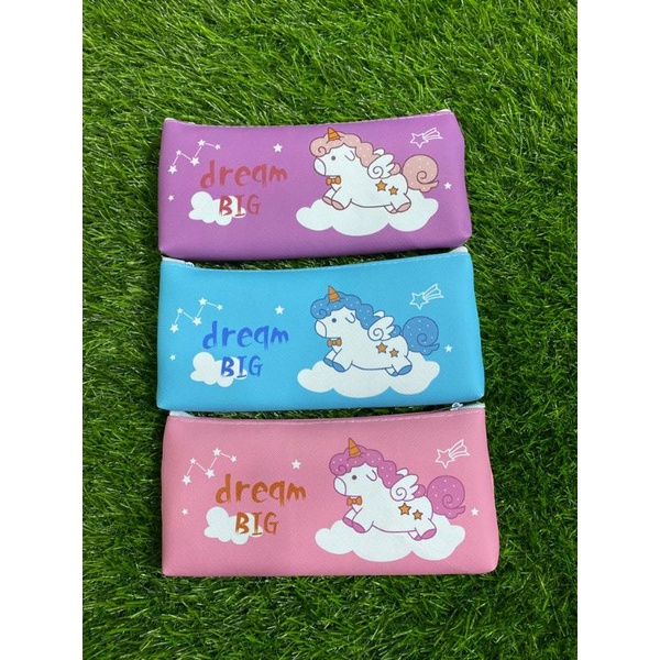

Kotak Pensil/Dompet pencil/pencil case motif UNICORN