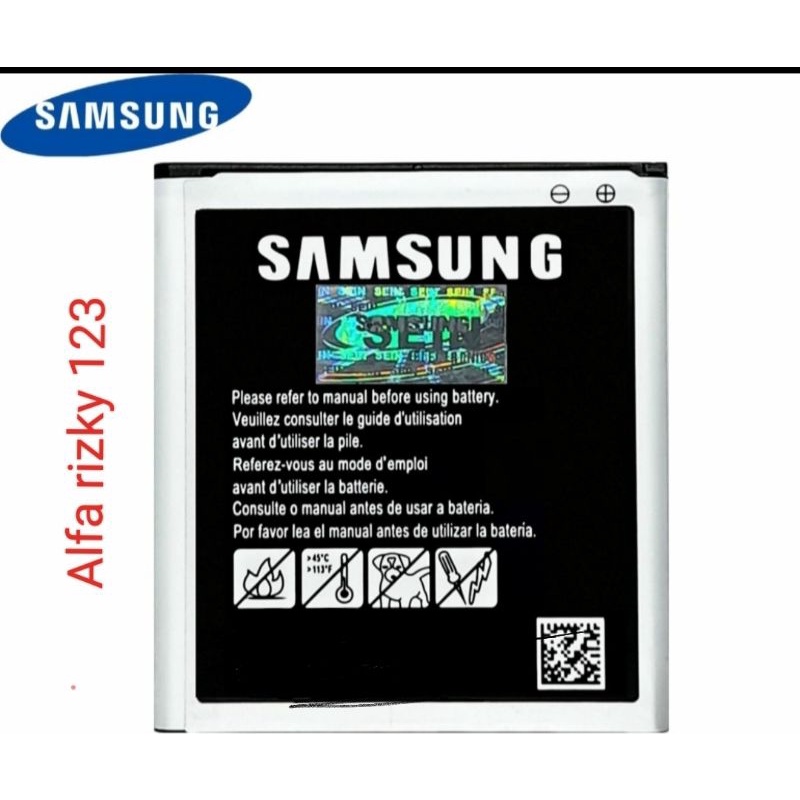 BATRE SAMSUNG ORIGINAL 99%TIPE J2 BIASA/G360