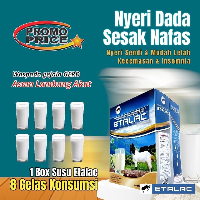 

SUSU Kambing Murni ETALAC 200 gr (Paket 4 box)