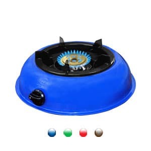 [Ori] Kompor Gas 1 Tungku Hock Tipe Mutiara Silver Kgb120-Mv Model Bulat Limited