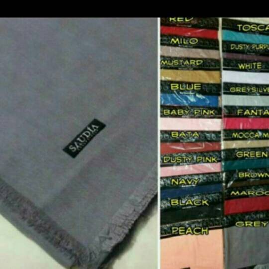 [Original] Jilbab Segi4 Rawis Saudia 1Kodi Diskon