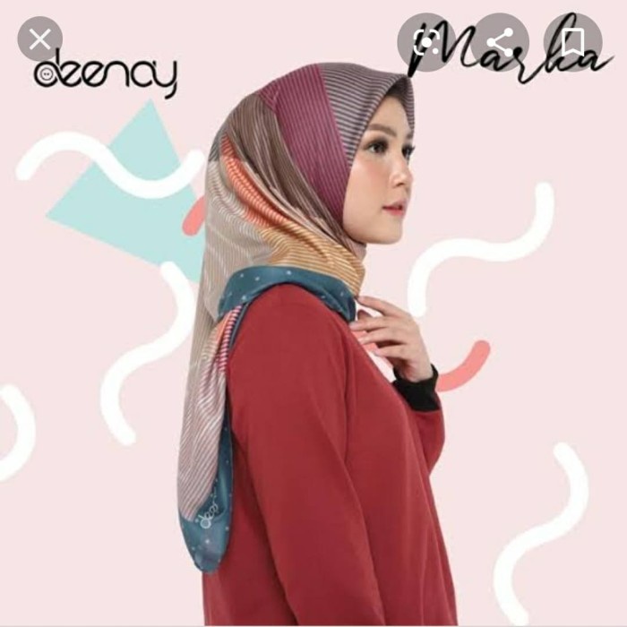 [Original] Jilbab Voal Segi Empat Marka By Deenay Diskon