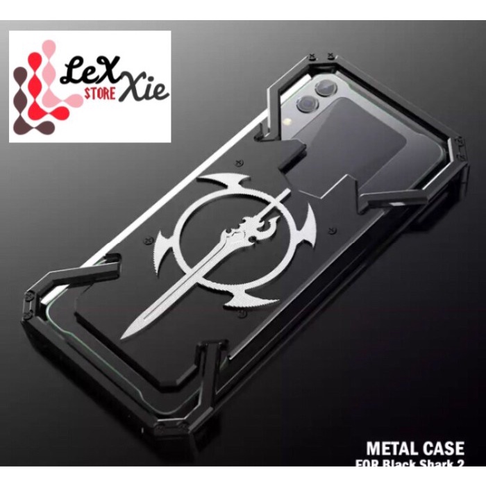 [Original] Case Xiaomi Black Shark 1 Dan 2 Pro Aluminium Sword No Slot Gamepad Berkualitas