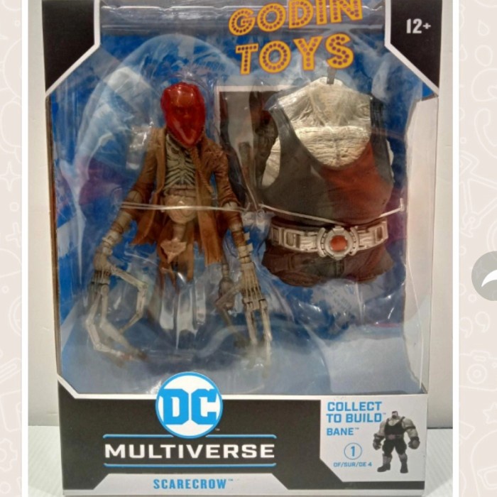 ✅Baru Mcfarlane Scarecrow Last Knight On Earth Multiverse Baf Bane Limited