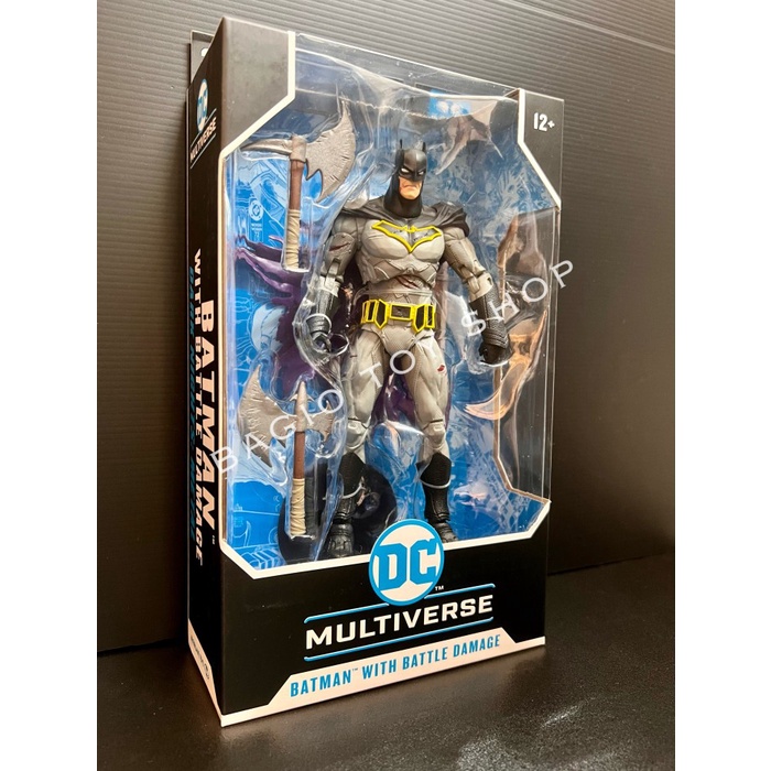 ✅Baru Mcfarlane Dc Multiverse Batman With Battle Damage Berkualitas