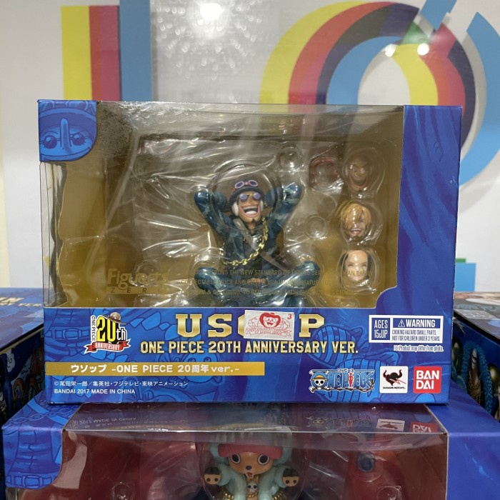 ✅Baru Original Fzo Usopp 20Th Anniversary Version Figuarts Zero Pvc Statue Terbaru