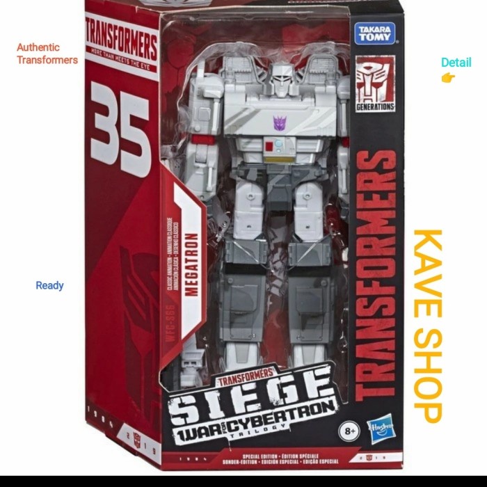 ✅Baru Transformers Siege Wfc 35 Hasbro : Megatron - Special Edition Limited