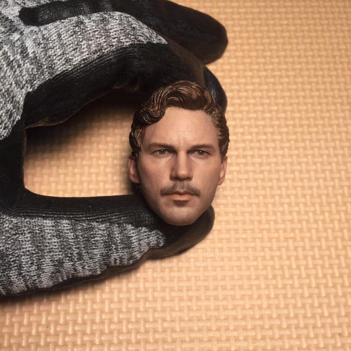 ✅Baru Kitbash 1/6 Scale Hot Toys Star Lord Iw Peter Quill Head Sculpt Bisa Gojek