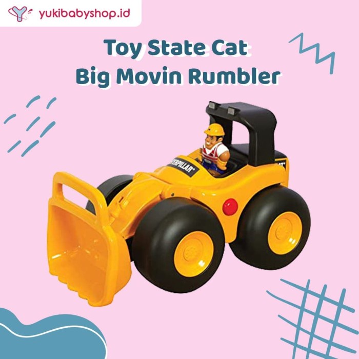✅COD Toy State Cat Big Movin' Rumbler Terbatas