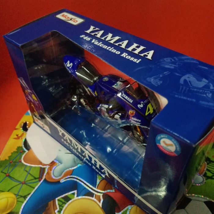 FLASH SALE DIECAST MAISTO MOTO GP 2018 YAMAHA VALENTINO ROSSI TERBARU