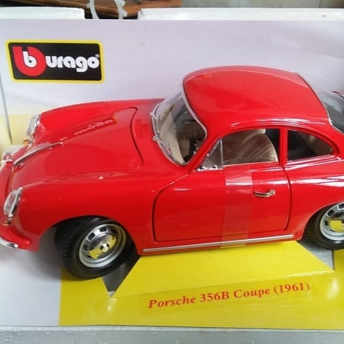 ✅COD Diecast Mobil 1/18 Porsche 356B Coupe Terbatas