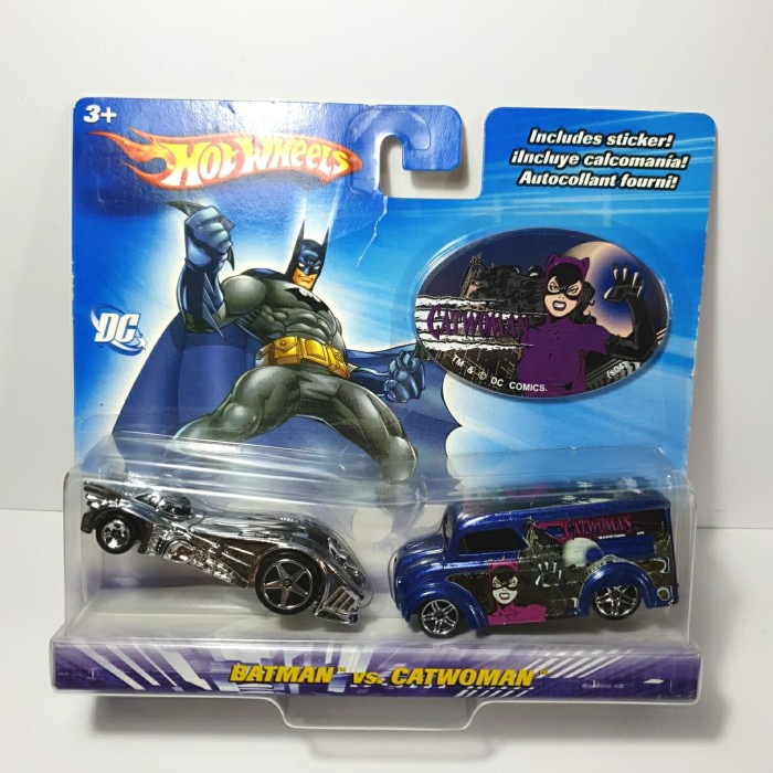 ✅COD Hot Wheels Dairy Delivery Batman Vs Catwoman Limited