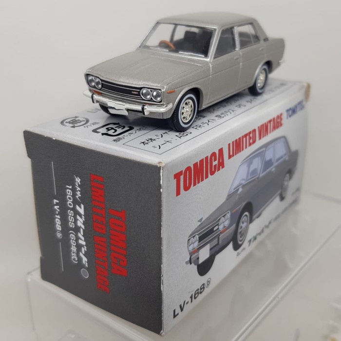 ✅COD Tomica Limited Vintage Tomytec Datsun Bluebird Silver Color Terbatas