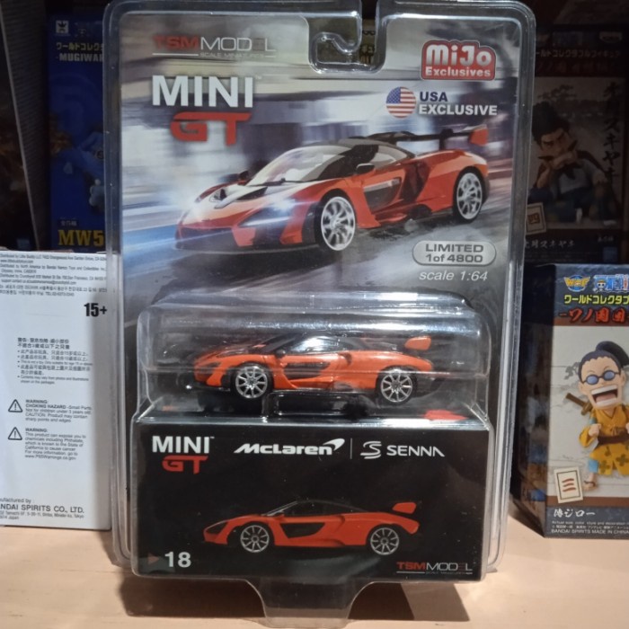 ✅New Mini Gt Mclaren Senna Orange Berkualitas