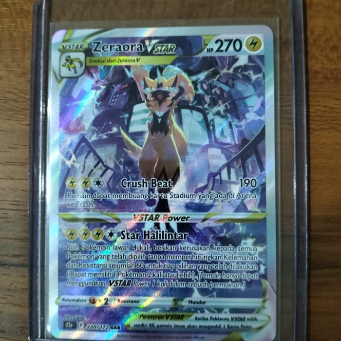 ✅New Pokemon Tcg Indonesia Vstar Semesta Zeraora Vstar Sar Bisa Gojek