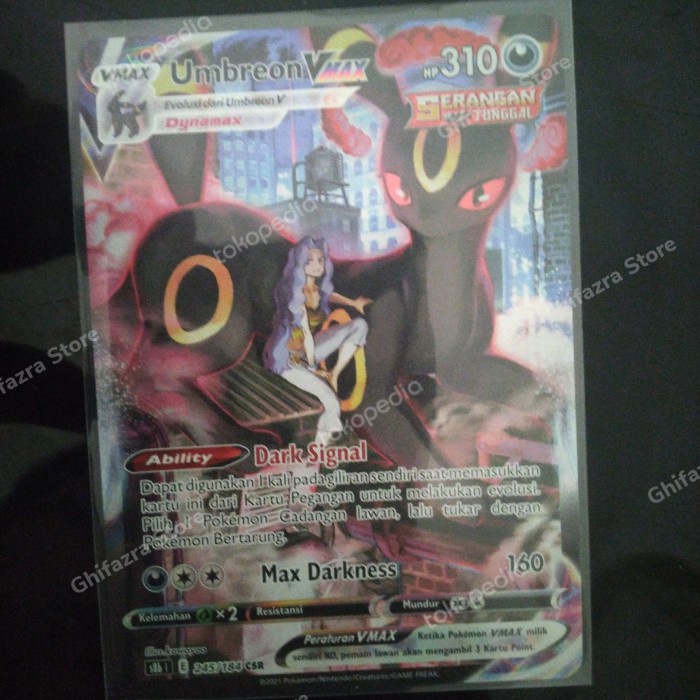 ✅New Umbreon Vmax Csr 245/184 Pokemon Vmax Klimaks Diskon