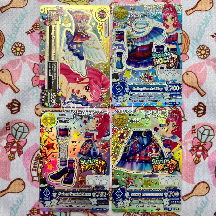 ✅New Kartu Aikatsu Premium Swing Gemini Set Berkualitas