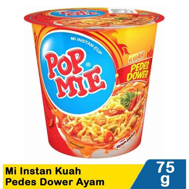 

Pop Mie Kuah Pedes Dower 75gram