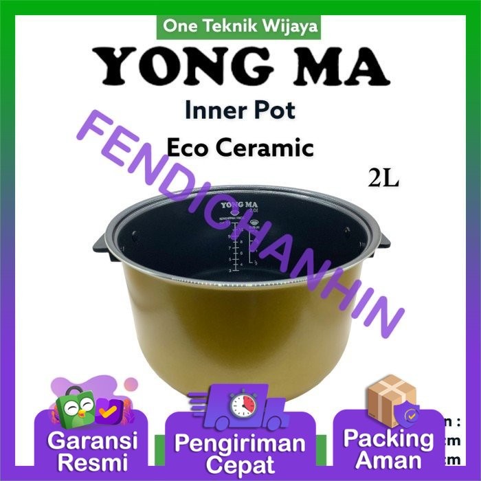 YONGMA - PANCI TEFLON INNER POT MAGIC COM RICE COOKER SMC8017 2 LITER