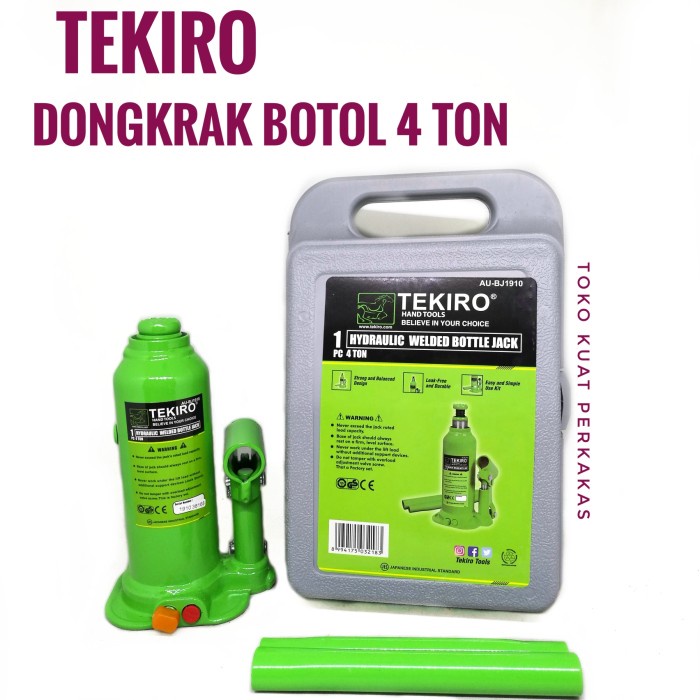 Ready Dongkrak botol 4Ton TEKIRO Dongkrak mobil