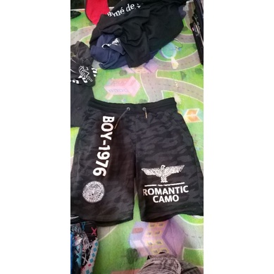 Celana pendek boy london camo